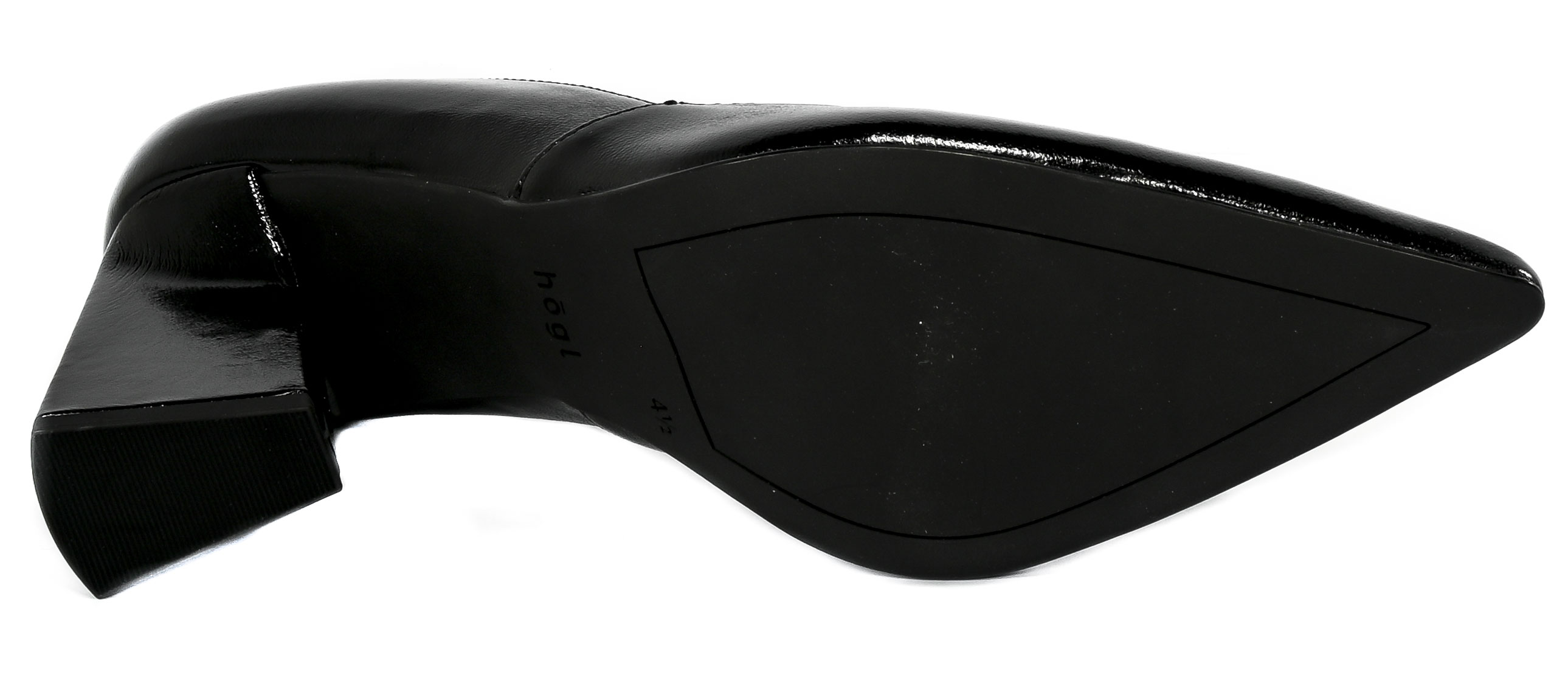 Czółenka Hogl 4-10 7510 Black Carna Skóra