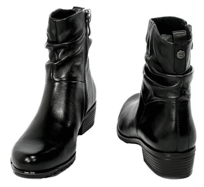 Botki Caprice 9-25410-29 040 Black Soft Skóra