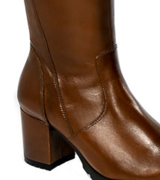 Kozaki Caprice 9-25508-29 303 Cognac Nappa Skóra