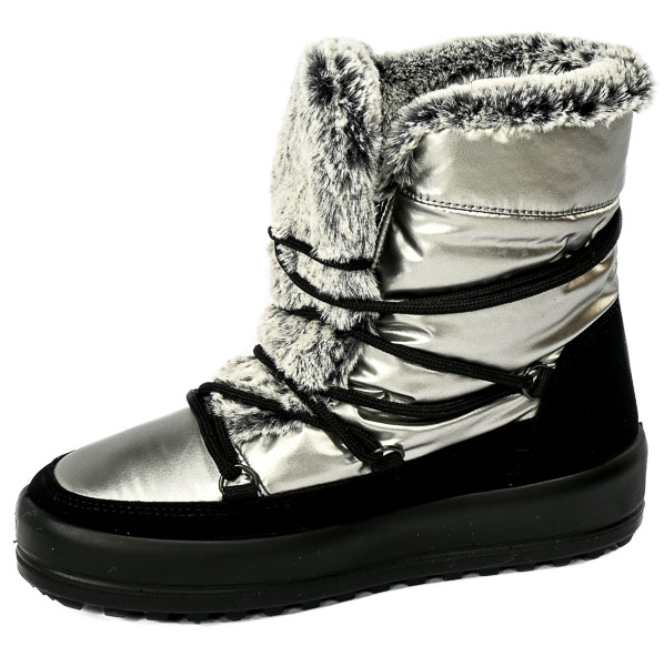 Śniegowce Manitu 990091-92 Silber Srebrno Czarny