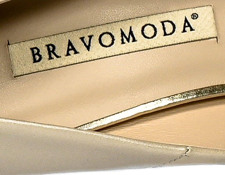 Szpilki Bravo Moda 1373 Perła Krem Skóra_TN