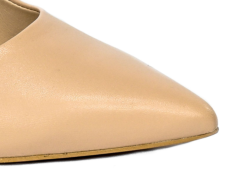 Czółenka Bravo Moda 0063 Beż Skóra 102_TN