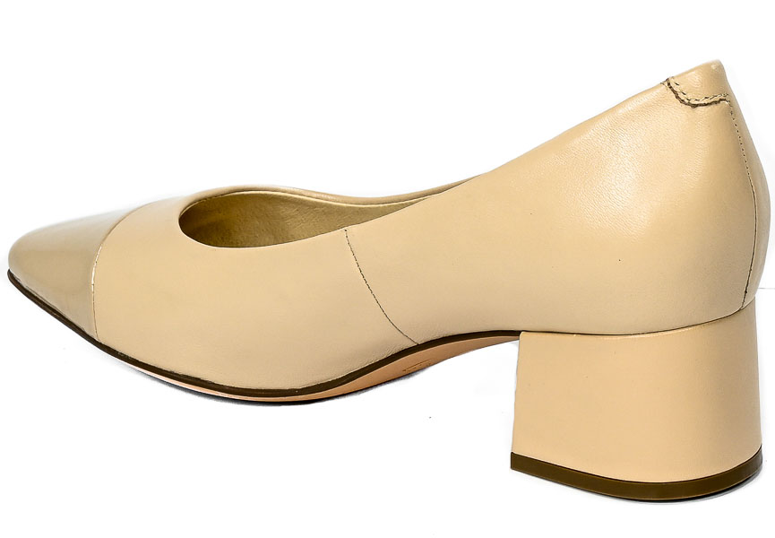 Czółenka Caprice 9-22305-20 408 Beige Comb Skóra