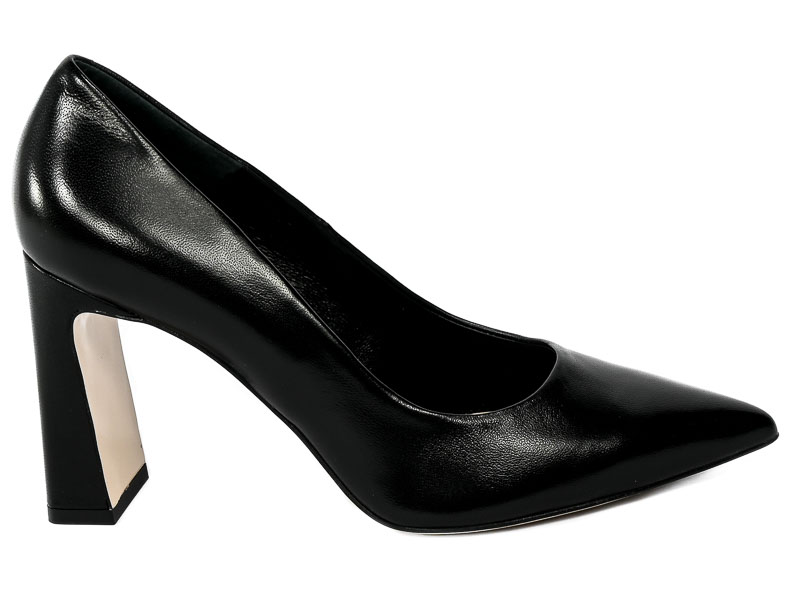 Czółenka Bravo Moda 0168 Czarna Skóra