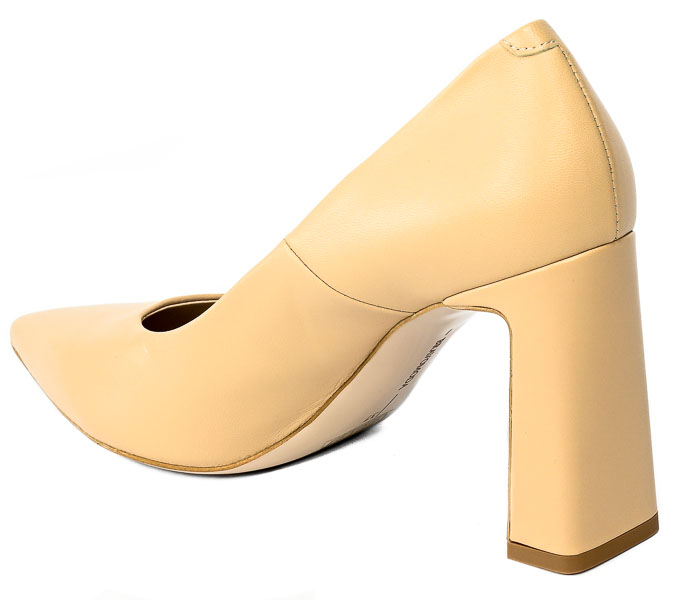 Czółenka Bravo Moda 0168 Beż 102 Skóra