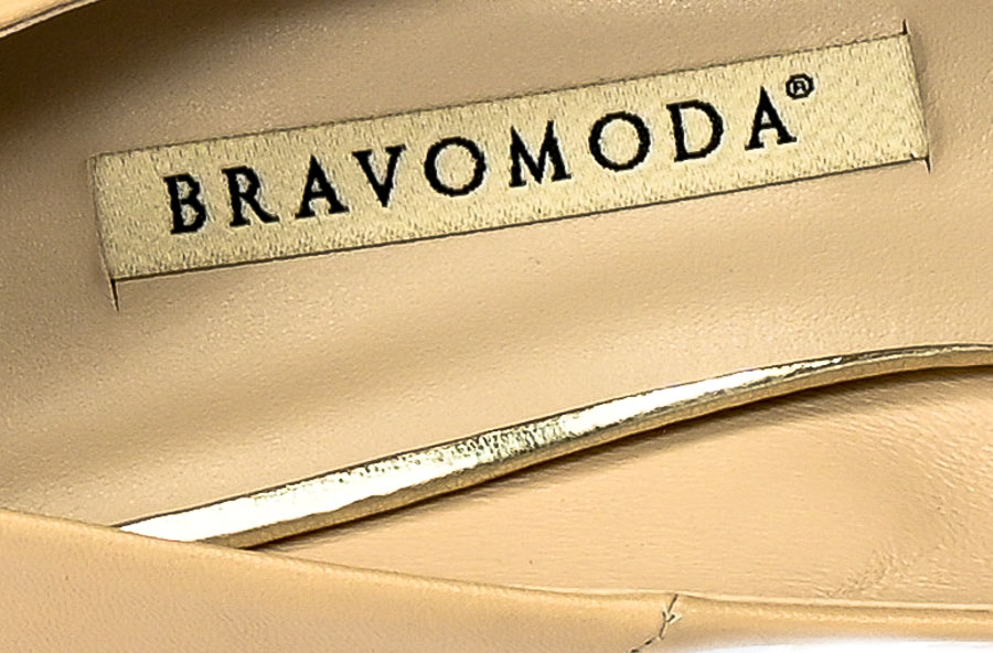 Czółenka Bravo Moda 0168 Beż 102 Skóra
