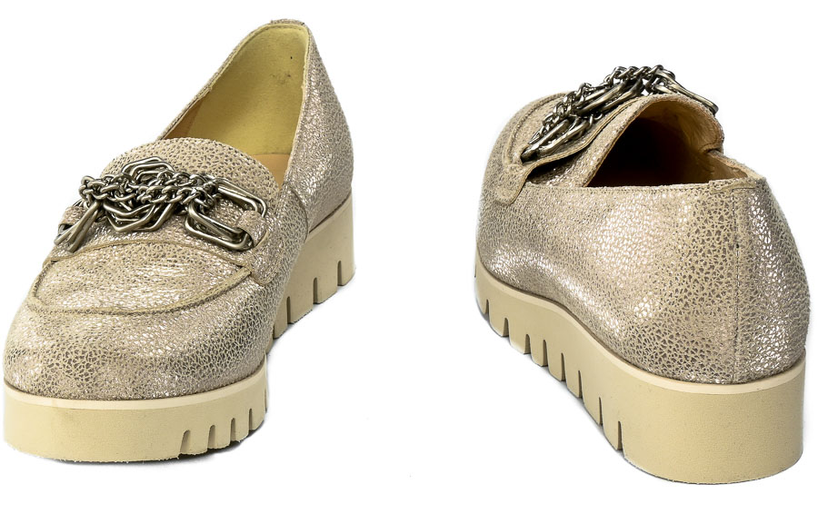 Półbuty Uncome ST.32055 Crack Beige