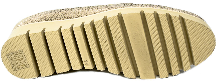 Półbuty Uncome ST.32055 Crack Beige