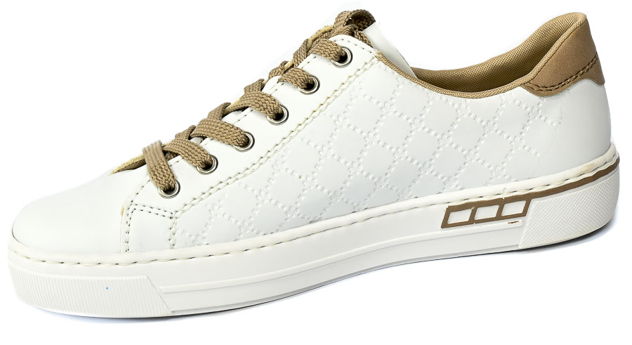 Półbuty Rieker ST.L88W2-80 White