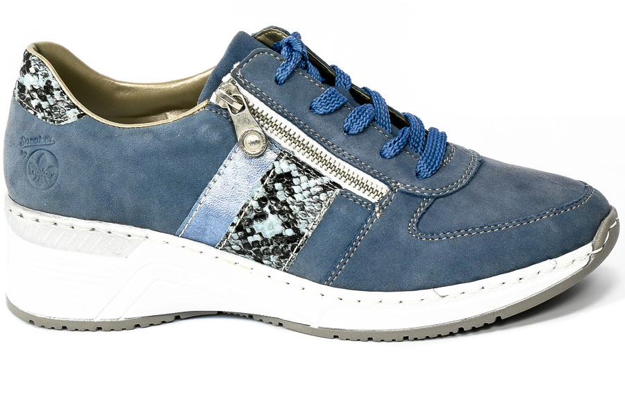 Półbuty Rieker ST.N4321-11 Blue