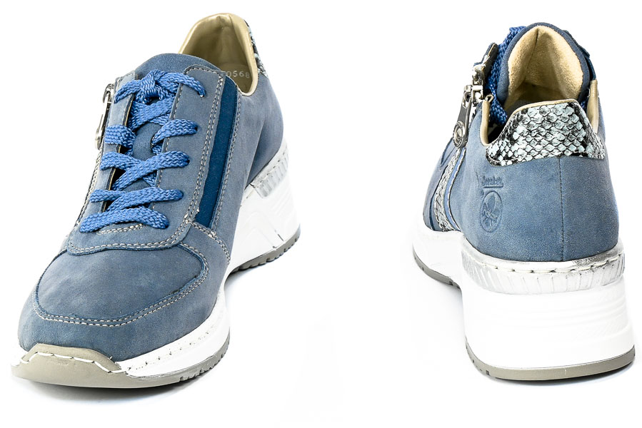 Półbuty Rieker ST.N4321-11 Blue