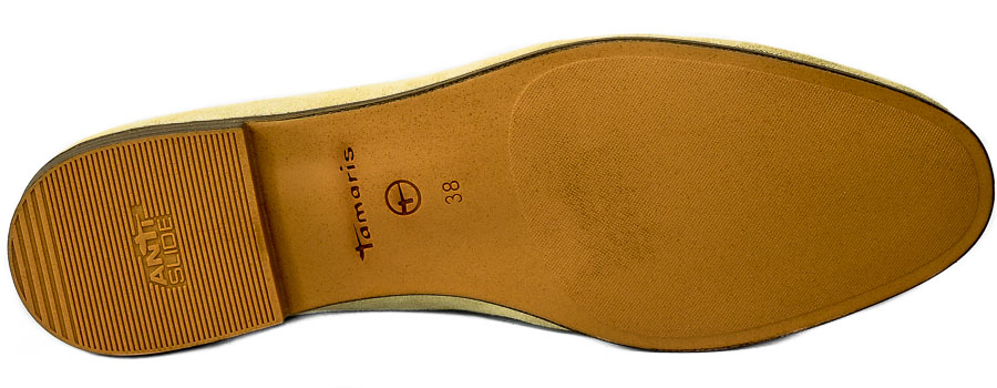 Lordsy Tamaris 1-24202-20 909 Light Gold Skóra naturalna