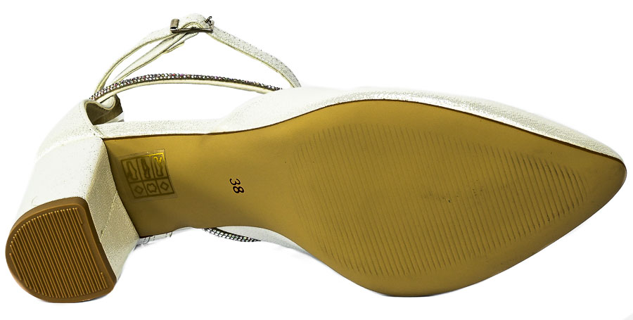 Czółenka Zan Zara 359 Srebro Glass 
