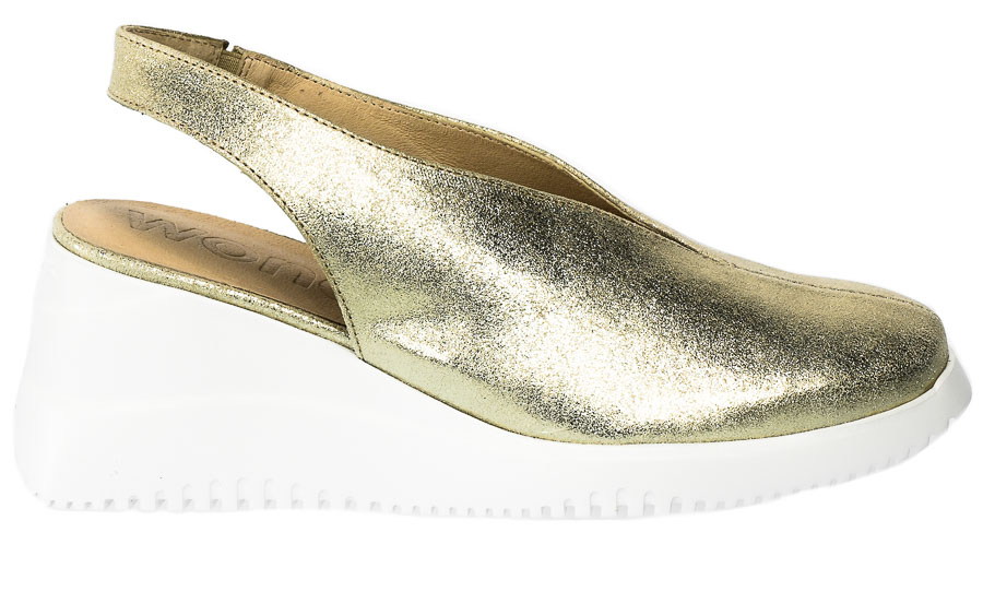 Klapki Wonders G-6607 Glitter Platino