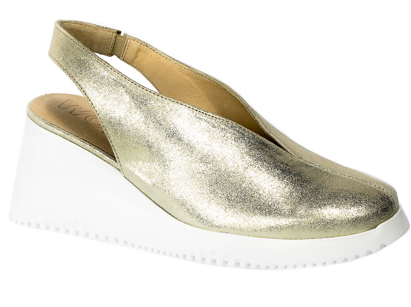 Klapki Wonders G-6607 Glitter Platino