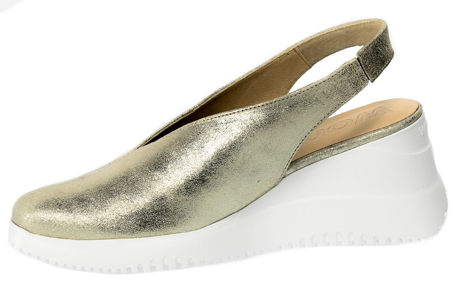 Klapki Wonders G-6607 Glitter Platino