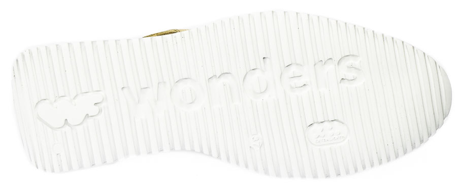 Klapki Wonders G-6607 Glitter Platino
