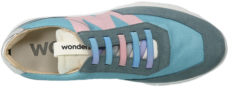 Półbuty Wonders A-2422T Nylon Blue