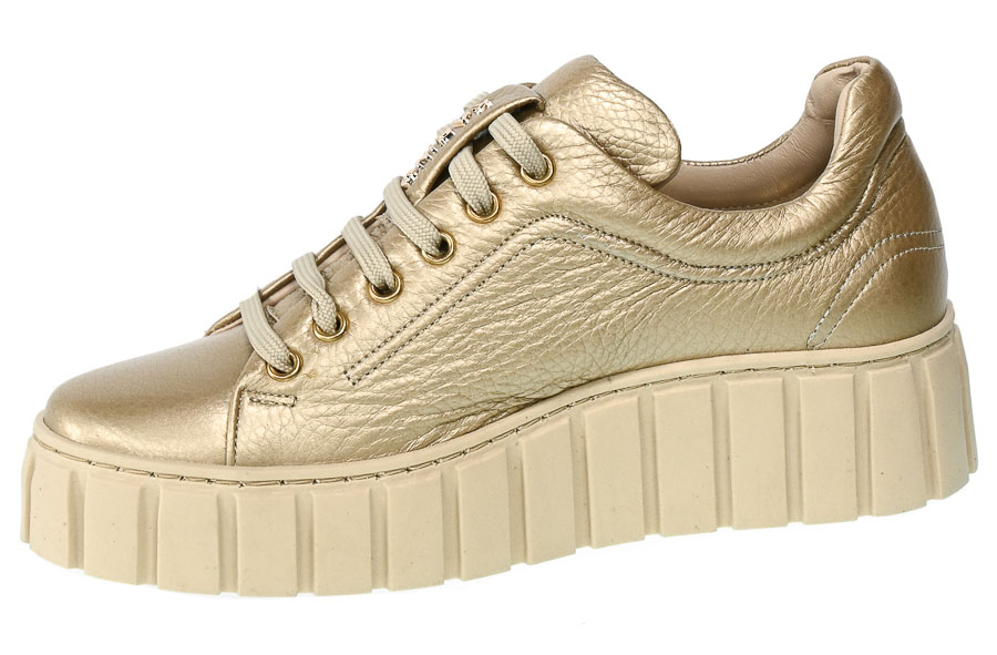 Sneakersy Karino 4189-074P Złoty Lico Skóra