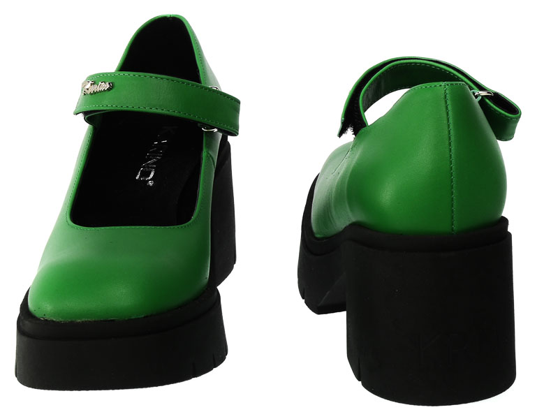 Półbuty Karino 4475-066 Zielony 