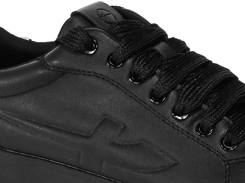 Sneakersy Tamaris 1-23850-20 007 Black UNI Skóra