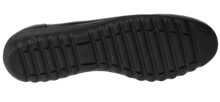 Baleriny Caprice 9-22161-20 022 Black Nappa Skóra