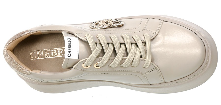 Sneakersy Chebello 3088-302-333-S251 Beżowy Skóra