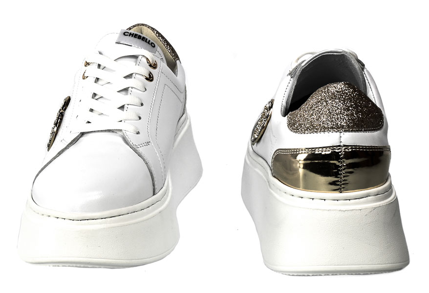 Sneakersy Chebello 3088-059-333-S251 Biały Skóra