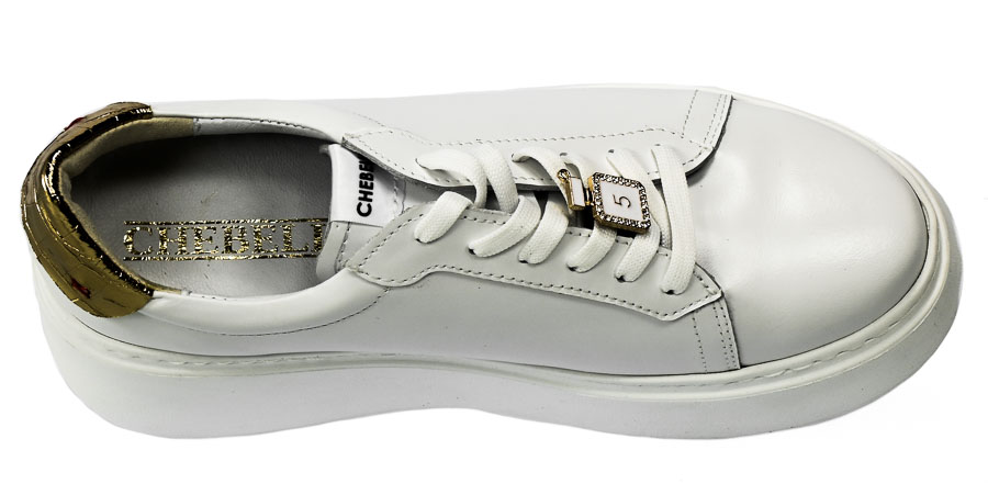 Sneakersy Chebello 4060-059-335-S251 Biały Skóra
