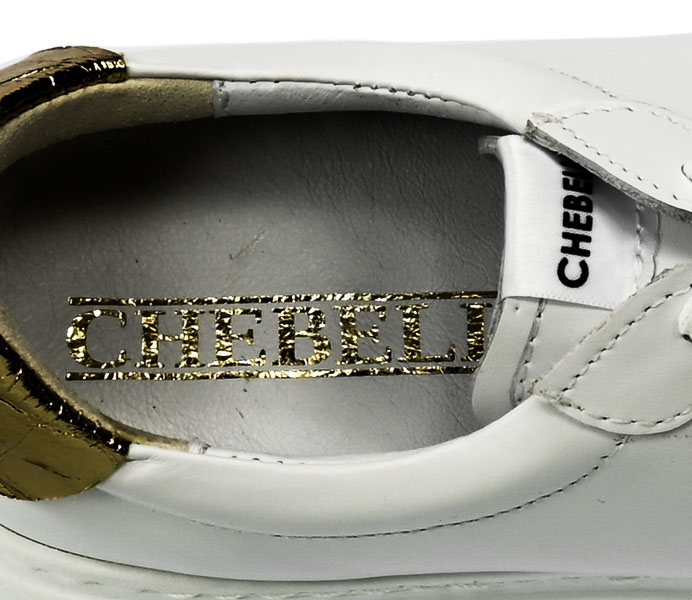 Sneakersy Chebello 4060-059-335-S251 Biały Skóra