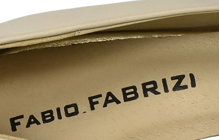 Szpilki Fabio Fabrizi 785N Beż Lico Skóra
