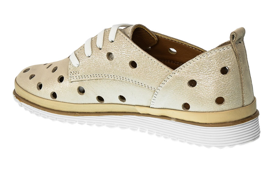 Półbuty Loretta Vitale 564 A.Beige Skóra