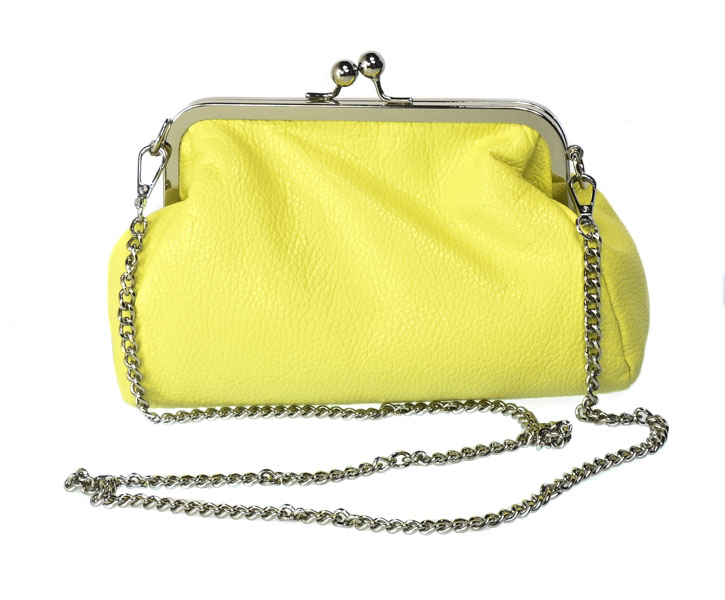 Torebka Toscanio B77 Limonka D84 Skóra