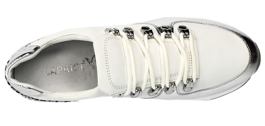 Półbuty Caprice 9-23705-26 195 White Leo Grey Skóra_TN