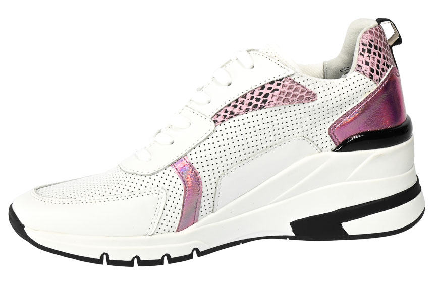 Sneakersy Caprice 9-23722-26 112 White Pink Com Skóra_TN