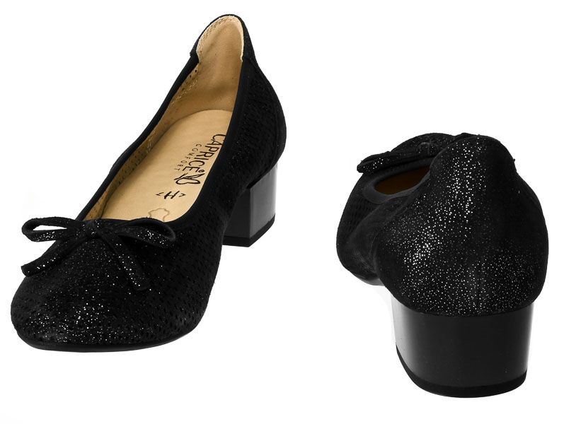 Czółenka Caprice 9-22500-28 813 Ocean Sparkle Skóra_TN