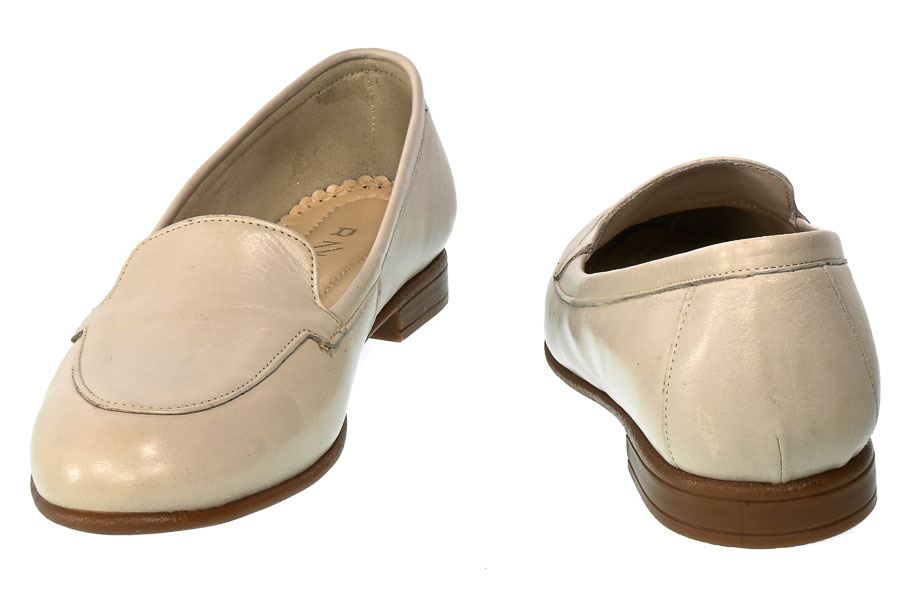 Półbuty Ravini 306-24158-314 Beige-Silver Skóra_TN