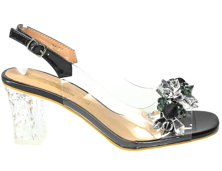 Zielone Stylowe Sandały S.Barski Eleganckie Buty  MR-D1