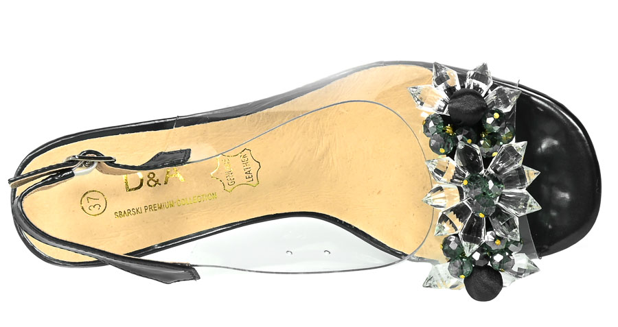 Zielone Stylowe Sandały S.Barski Eleganckie Buty  MR-D1