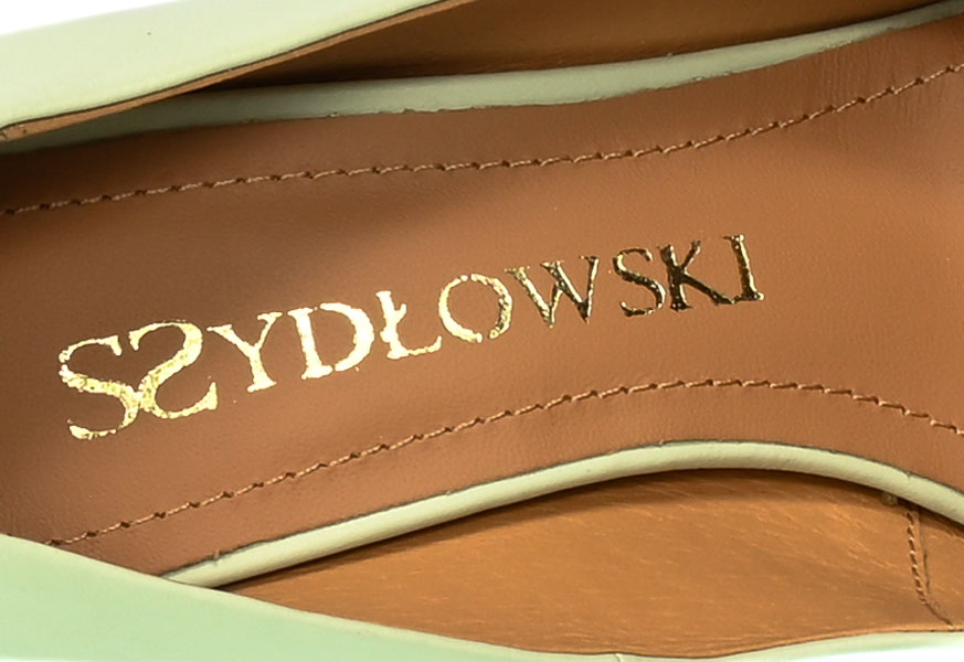 Zielone Eleganckie Skórzane Szpilki Szydłowski 2234 833