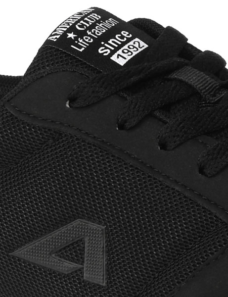 Czarne Wygodne Sportowe Sneakersy American WT 135/23