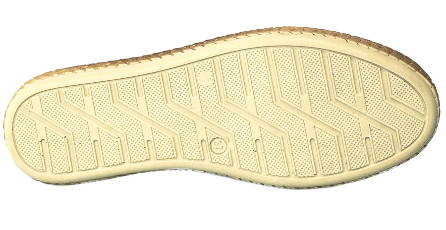 Białe Wygodne Skórzane Espadryle  Loretta Vitale 765 