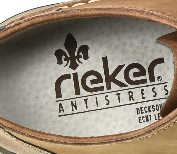 Półbuty Rieker 05226-24 Skórzane Brązowe_TN