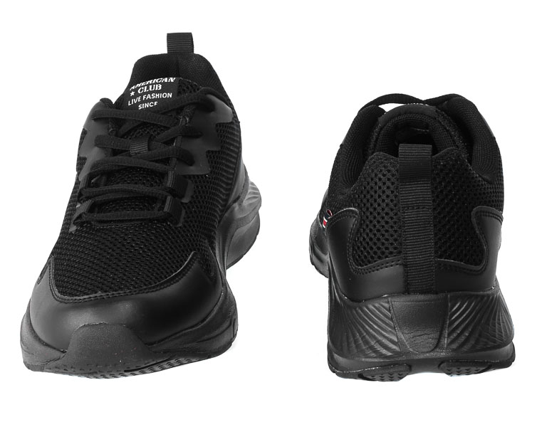 Sneakersy American AA33-25 Czarne