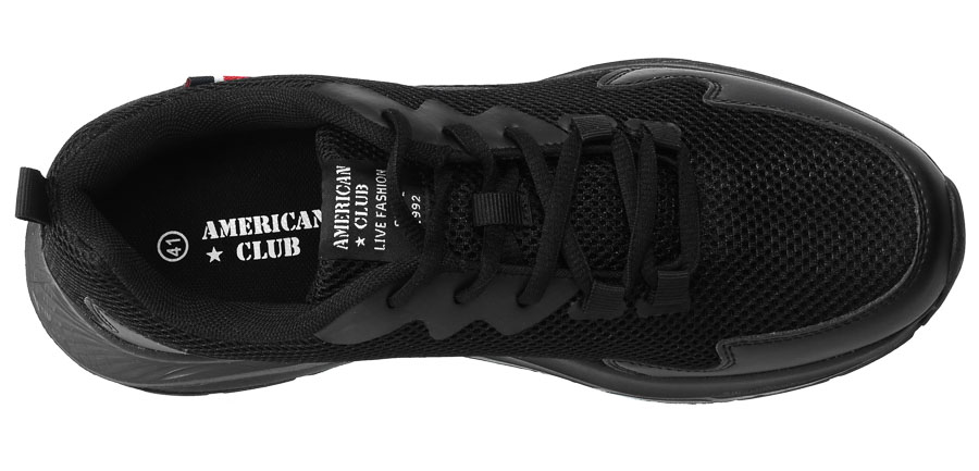Sneakersy American AA33-25 Czarne