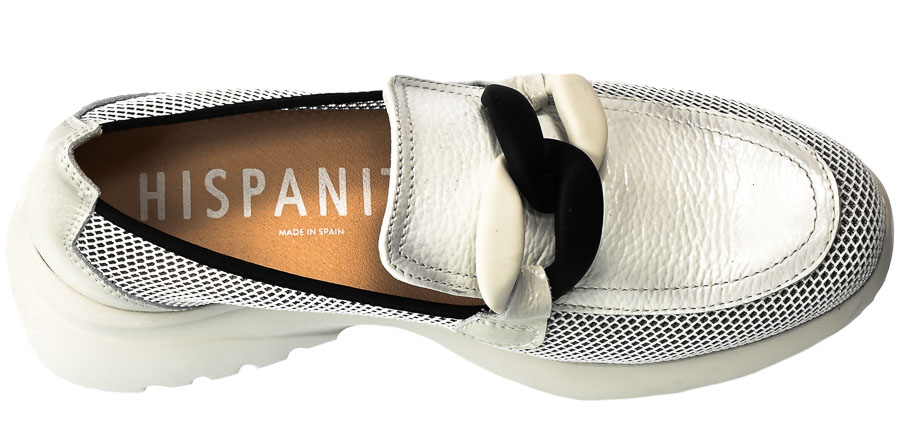 Mokasyny Letnie Hispanitas HV232613 RIO V23 Panna White Białe