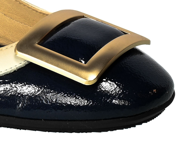 Sandały Hispanitas HV232668 Soho V23 Panna Jeans Granatowe Skórzane