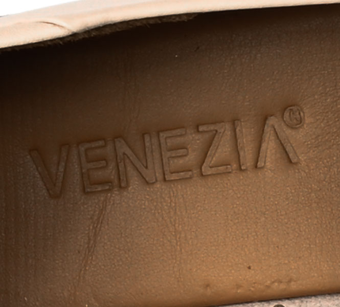 Mokasyny Damskie Venezia 48710-9 Skórzane Różowe
