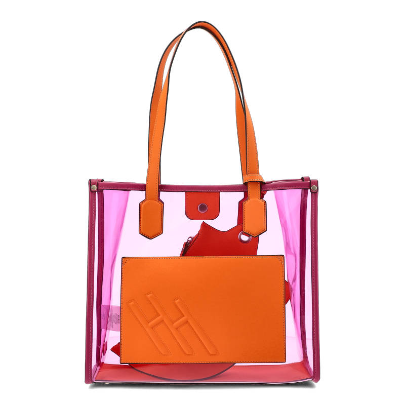 Torebka Hispanitas BV232684 Covent V23 Vinilo Pink Papaya