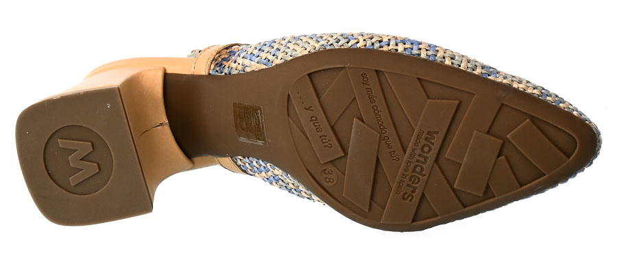Czółenka Wonders I-9004 Trenzado 9086 Blue Sand